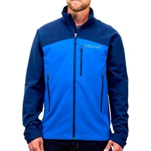 Marmot Men’s Softshell Arctic Blue Performance Jacket for Active Adventures XL